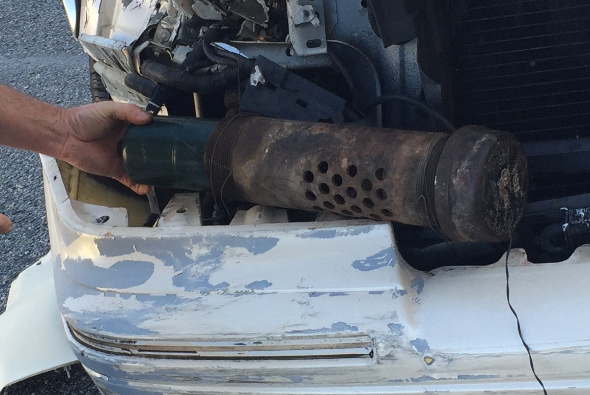 propane popper fx car explosion